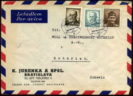 Czech Cover To Rothrist, Switzerland - Lettres & Documents