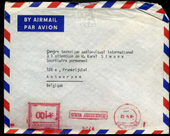 Czech Cover To Antwerp, Belgium - Storia Postale