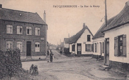 N5-62) FAUQUEMBERGUES - LA RUE DE RENTY - ANIMEE - HABITANTS -  ( 2 SCANS ) - Fauquembergues