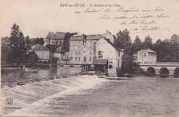 10) BAR SUR SEINE ( AUBE ) LE MOULIN A EAU ET LES PONTS - ( 2 SCANS ) - Bar-sur-Seine