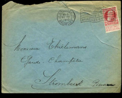 België - Brief Met 74 - 1905 Thick Beard