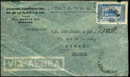 Argentina - Cover To Antwerp, Belgium - Briefe U. Dokumente