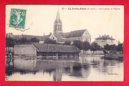 F-91-La Ferte Alais-05P143  Les Lavoirs Et L'église, Cpa - La Ferte Alais