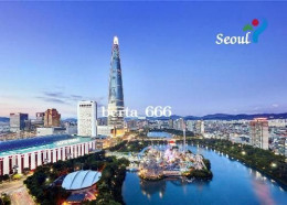 South Korea Seoul Lotte World Tower New Postcard - Korea (Süd)