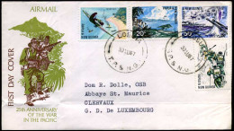 Papua & New Guinea - Cover To Clervaux, Luxemburg - Papua New Guinea
