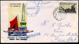République Sénégal - Cover To Brussels, Belgium - Sénégal (1960-...)