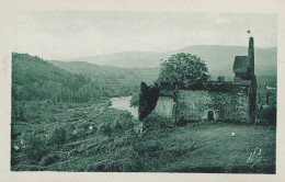 Z6-31) SALIES DU SALAT - HAUTE GARONNE - LA VIEILLE EGLISE - ET LA VALLEE VERS SAINT GIRONS  - ( 2 SCANS ) - Salies-du-Salat