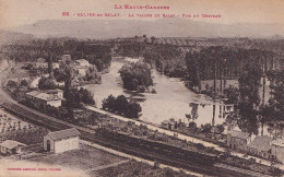 Z6-31) SALIES DU SALAT - HAUTE GARONNE - LA VALLEE DU SALAT VUE DU CHATEAU - EN 1927 - ( 2 SCANS ) - Salies-du-Salat