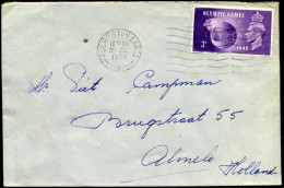 Great-Britain - Cover To Almelo, Netherlands - Olympic Games 1948 - Covers & Documents