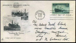 USA - FDC - Honoring The Armed Forces  - 1941-1950