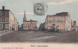 Z13-31) MURET - HAUTE GARONNE - PLACE LAFAYETTE -  - GRAND  HOTEL DE FRANCE SICRE - COLORISEE - EN 1906 - Muret