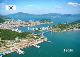 South Korea Yeosu Aerial View New Postcard - Corea Del Sud