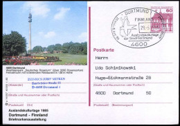 Bundespost - Postkarte Nach Dortmund - Cartoline - Usati