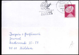 Bundespost - Postkarte Nach Hilden - Postales - Usados