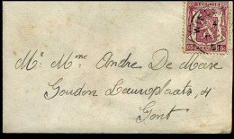 Kleine Envelop / Petite Enveloppe Naar Gent, Met N° 711 - 1935-1949 Sellos Pequeños Del Estado