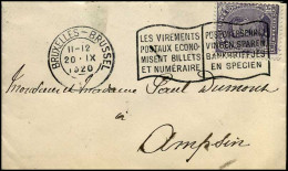 Kleine Envelop / Petite Enveloppe Naar Ampsin, Met N°  139 - 1915-1920 Albert I