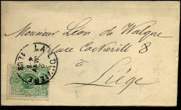 Kleine Envelop / Petite Enveloppe Met N° 45 - 1869-1888 León Acostado