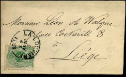 Kleine Envelop / Petite Enveloppe Met N° 45 - 1869-1888 Lying Lion