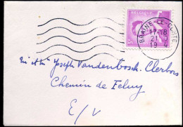 Kleine Envelop / Petite Enveloppe Met N° 1067  - 1953-1972 Bril