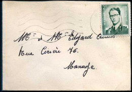 Kleine Envelop / Petite Enveloppe Met N° 1066 - 1953-1972 Lunettes