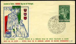 1093 - FDC - Dag Van De Postzegel 1959 - P67 - 1951-1960