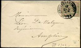 Kleine Envelop / Petite Enveloppe Met N° 68 - 1894-1896 Ausstellungen