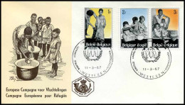 1410/12 - FDC - Vluchtelingen  #10 - 1961-1970