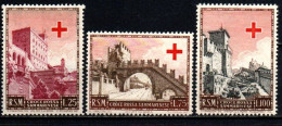 1951 - San Marino 369/71 Croce Rossa   ++++++ - Neufs