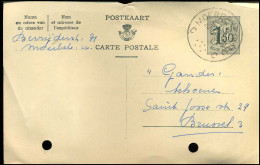 Postkaart : Van Moerbeke-Waas Naar Brussel - Cartes Postales 1951-..