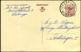 Postkaart :  Van Zeebrugge Naar Antwerpen - Tarjetas 1951-..