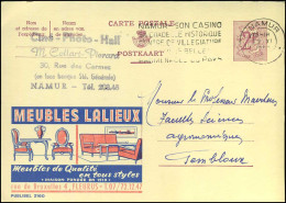 Postkaart : Meubles Lalieux, Fleurus - Publibels