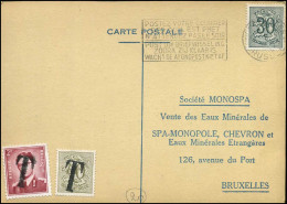 Postkaart : Société Monospa -- Strafport - Postkarten 1951-..