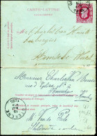 Kaartbrief / Carte-Lettre 1885 - Enveloppes-lettres