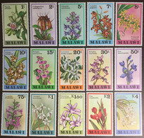 Malawi 1979 Orchids Flowers Definitives Set MNH - Orchids