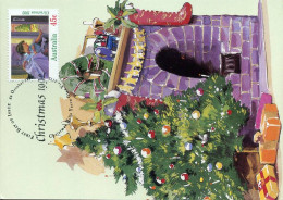 Australië  - MK - Kerstmis 1992  -  30-10-1992                           - Cartes-Maximum (CM)