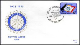 1732 - FDC - Rotary International  #3  P430 - 1971-1980
