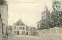 94 - Limeil Brevannes - Place De L'Eglise - Animée - CPA - Voir Scans Recto-Verso - Limeil Brevannes