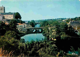 86 - L'Isle-Jourdain - La Vienne Dans La Traversée De La Ville - A Droite L'Isle Fort - CPM - Voir Scans Recto-Verso - L'Isle Jourdain