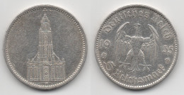 +  5 MARKS 1935 A  + EGLISE DE LA GARNISON DE POTSDAM + - 5 Reichsmark