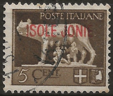 OIJO1U5 - 1941 Occup. Milit. Ital. ZANTE, Sass. Nr. 1, Francobollo Usato Per Posta °/ - Isole Ionie