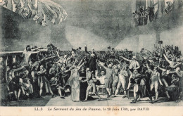 ARTS - Tableau - Les Serment Du Jeu De Paume - Le 20 Juin 1789 - Par David - Carte Postale Ancienne - Malerei & Gemälde