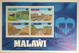 Malawi 1979 Railway Line Minisheet MNH - Malawi (1964-...)