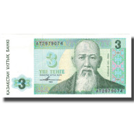 Billet, Kazakhstan, 3 Tenge, 1993, 1993, KM:8a, NEUF - Kazachstan