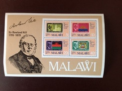 Malawi 1979 Rowland Hill Minisheet MNH - Malawi (1964-...)