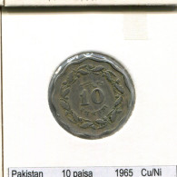 10 PAISA 1965 PAKISTÁN PAKISTAN Moneda #AS077.E.A - Pakistan