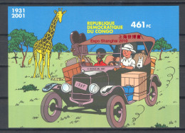 Congo BL205A Expo Shanghai 2010 Ongetand Kuifje Tintin Perfect - Mint/hinged