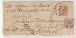 Austria F.P.A. No. 23 Postmark On Postal Stationery Newspaper Wrapper Posted 1891 B240401 - Bandes Pour Journaux