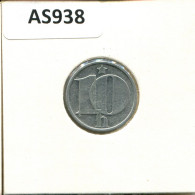 10 HALERU 1982 CZECHOSLOVAKIA Coin #AS938.U.A - Tschechoslowakei
