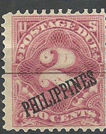 Philippines : USA Mi. 23 (surimprimé Philippines) - Filippine