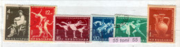 1959 First Republican Youth Festival (music, Dance, Sports) 6v.- Oblitere/used (O)  Bulgaria / Bulgarie - Usados